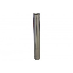 Tube Ø 130 Lg  1m INOX